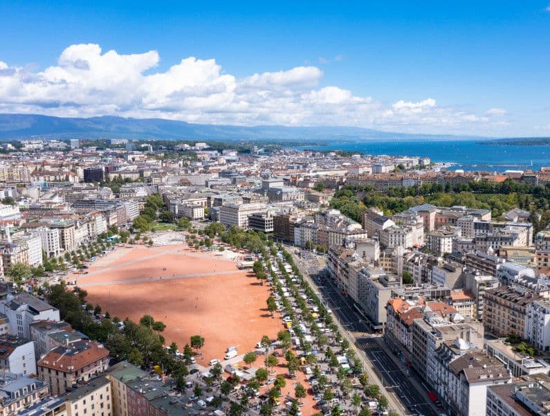 View of Genève Plainpalais